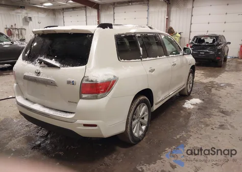 2011 Toyota Highlander Hybrid Limited V6 from USA, damaged, VIN JTEDC3EH8B2000937